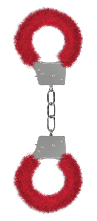 Beginner's Furry Handcuffs - Red OU-OU002RED