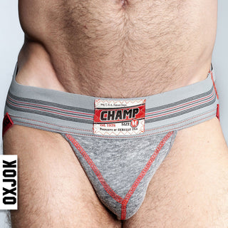 Champ Vintage Sweatshirt Jockstrap Gray Heather - Medium OX-JOK-1004-GRY-M