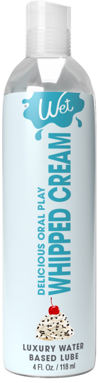 Wet Delicious Oral Play - Whipped Cream -  Cream -  Waterbased Flavored Lubricant 4 Oz WT21569