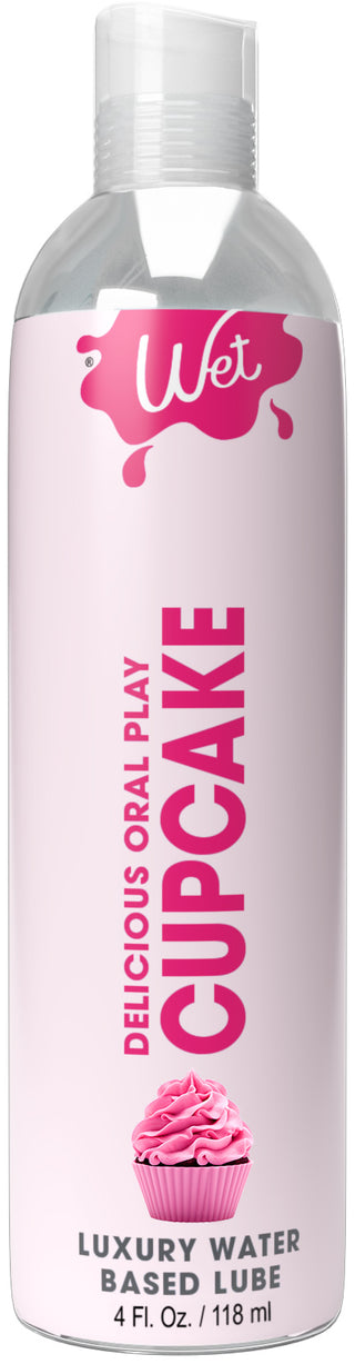 Wet Delicious Oral Play - Cupcake - Waterbased Waterbased Flavored Lube 4  Oz WT21579