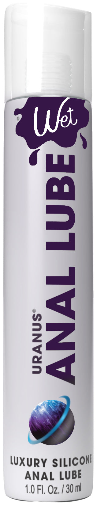 Wet Uranus Anal Lube - Premium Silicone Based  Silicone Based Lubricant 1.0 Oz WT35001