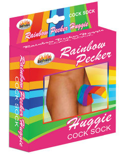 Rainbow Pecker Huggie Sock HTP2981