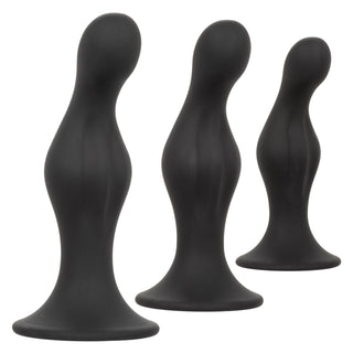 Silicone Anal Ripple Kit - Black SE0410252