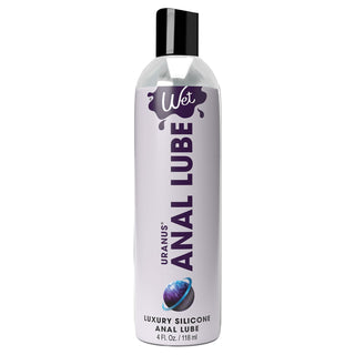 Wet Uranus Anal Lube - Premium Silicone Based  Lubricant 4 Oz WT35009