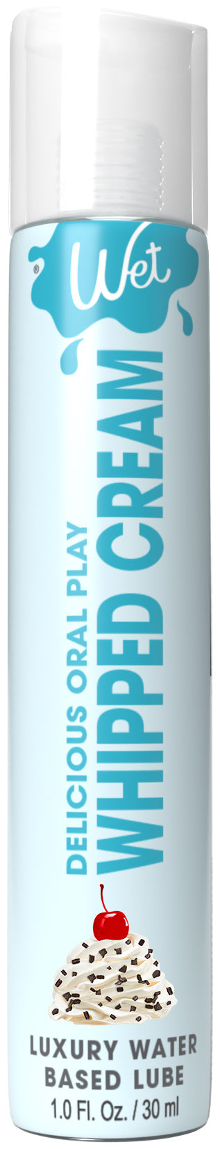 Wet Delicious Oral Play - Whipped Cream -  Cream - Waterbased Flavored Lubricant 1 Oz WT21542